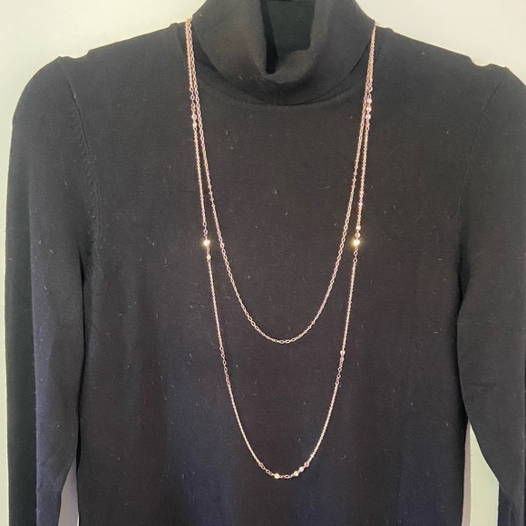 ⭐️💲5 add-on⭐️ Rose gold 2-string necklace - Picture 2 of 7